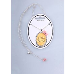 Ланцюжок з кулоном Hello Kitty Sanrio Жовто-рожевий 4045316232284