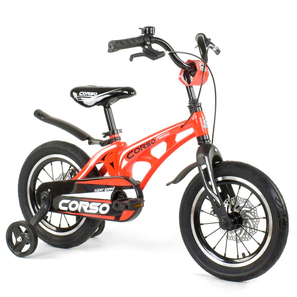Велосипед Corso 14" Оранжевий 6800077146158