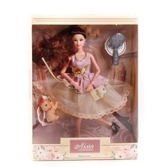 Лялька з аксесуарами 30 см Kimi Принцеса стилю Розплідник Рожево-бежевий 4660012546147