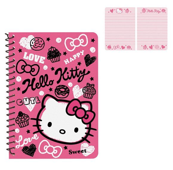Блокнот Hello Kitty Sanrio Разноцветный 881780733520