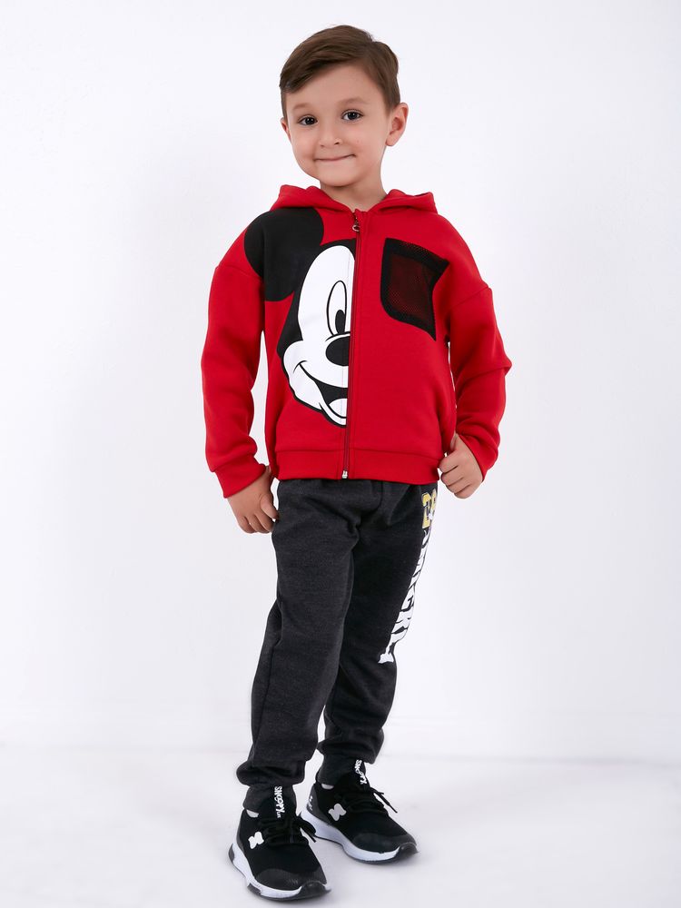 Спортивный костюм Mickey Mouse Disney 98 см (3 года) MC18344 Черно-красный 8691109928771
