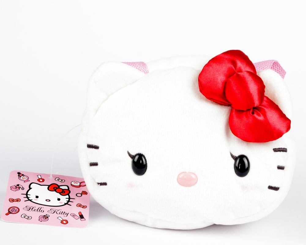 Сумка плюшева Hello Kitty Sanrio Біла 881780080471