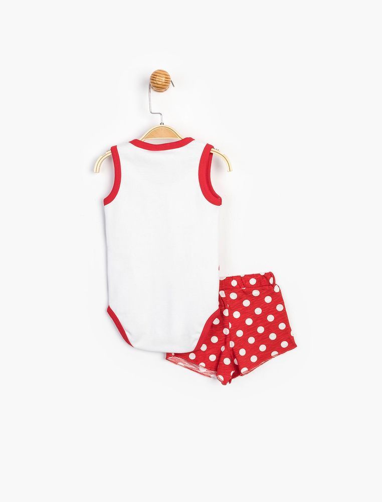 Комплект (боді, шорти) Minnie Mouse Disney 6-9 місяців (68-74см) різнокольоровий MN15631