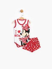 Комплект (боді, шорти) Minnie Mouse Disney 9-12 місяців (74-80 см) різнокольоровий MN15631