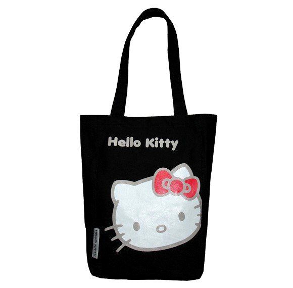 Сумка Hello Kitty Face Sanrio Чорна 4045316386079
