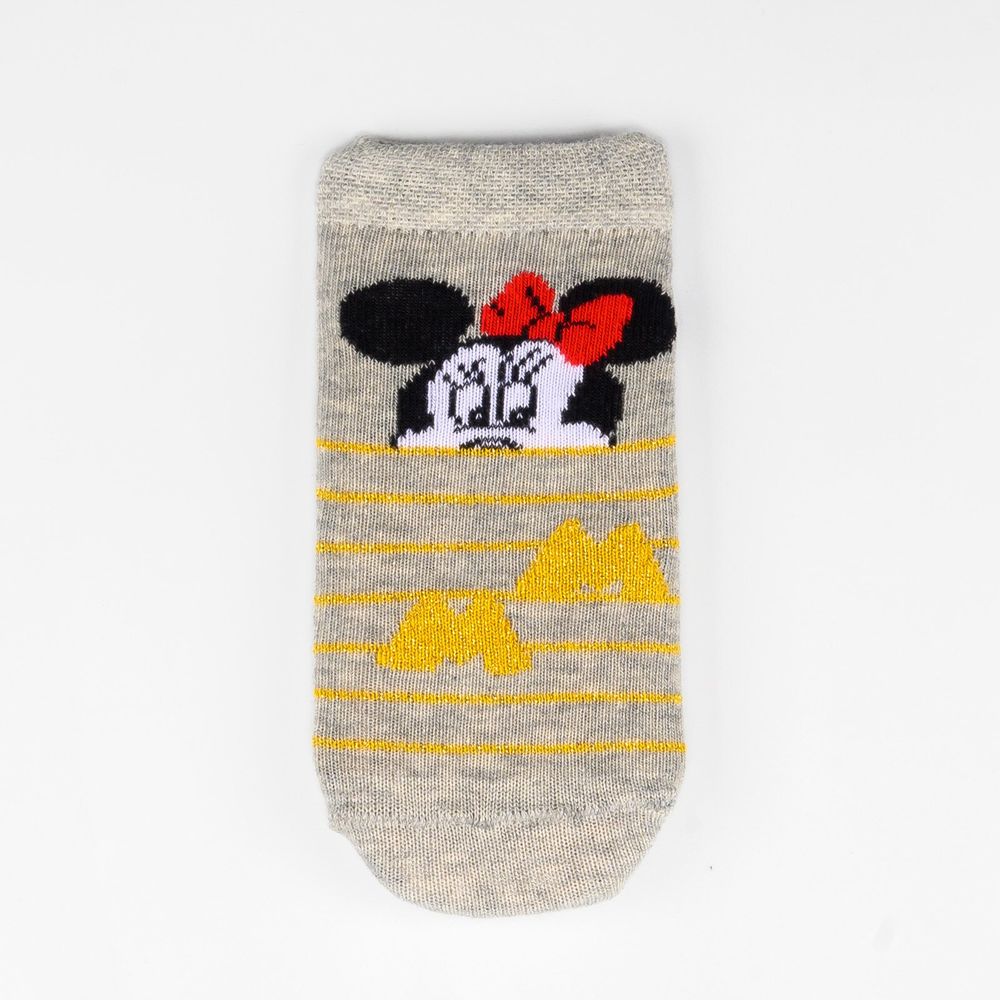 Шкарпетки Мінні Маус 16-18р (0-6 міс) Disney MN17042-3 Сіро-жовтий 2000000036779