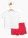 Комплект (футболка, шорти) Mickey Mouse 68-74 см (6-9 міс) Disney MC15597 Біло-червоний 8691109782410