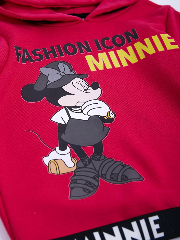Спортивный костюм Minnie Mouse Disney 98 см (3 года) MN18403 Черно-красный 8691109930378