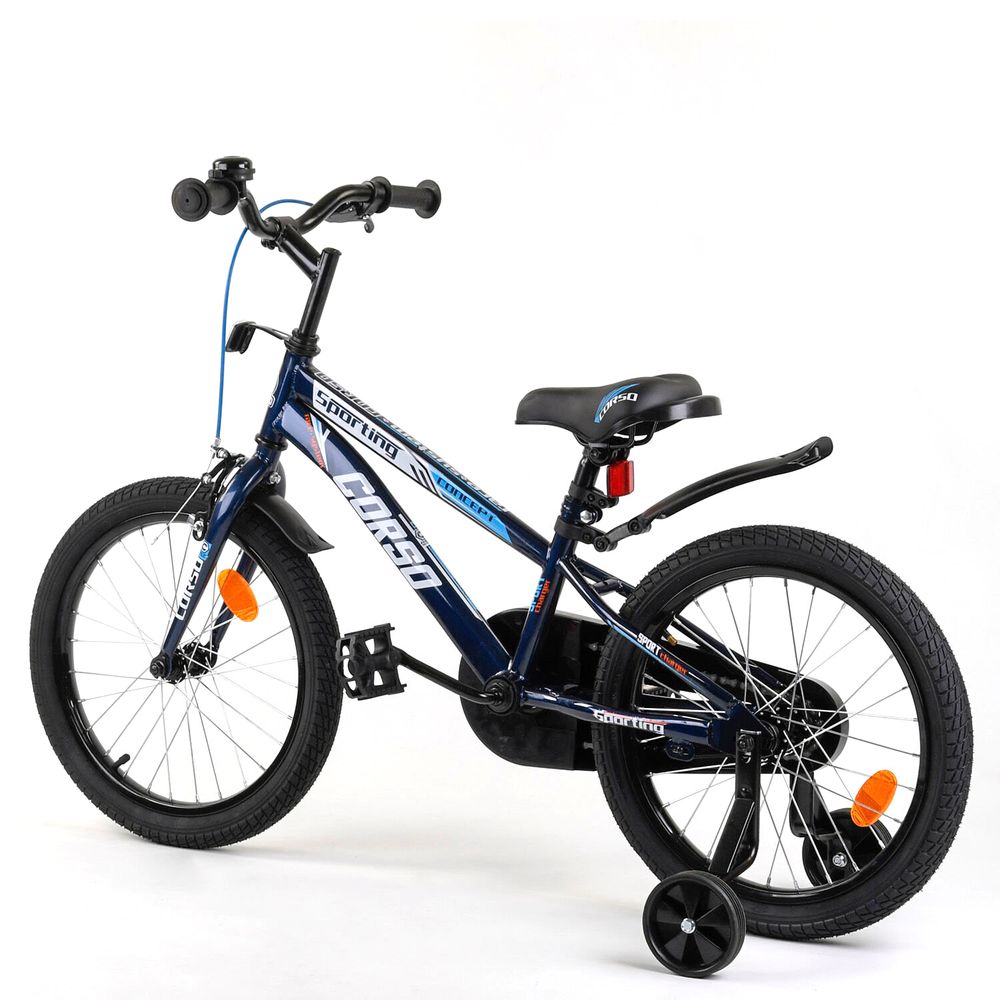 Велосипед Corso 18" Темно-синій 6800082184510