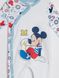 Чоловічок Mickey Mouse 0-3 міс (56-62 см) Disney (ліцензований) Cimpa білий MC16019