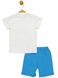Комплект (футболка, шорти) 98 см (3 роки) Panolino PL17560 Біло-синій 8691109885449