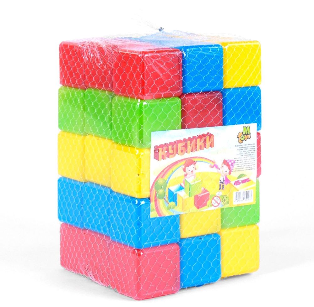 Кубики 45 шт Kimi різнокольорові 07195048