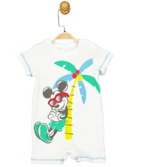 Песочник (комбинезон) Mickey Mouse 62-68 см (3-6 мес) Disney MC17253 Белый 8691109874122