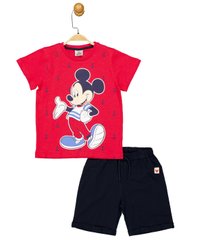 Комплект (футболка, шорты) Mickey Mouse 98 см (3 года) Disney MC17276 Черно-красный 8691109880864