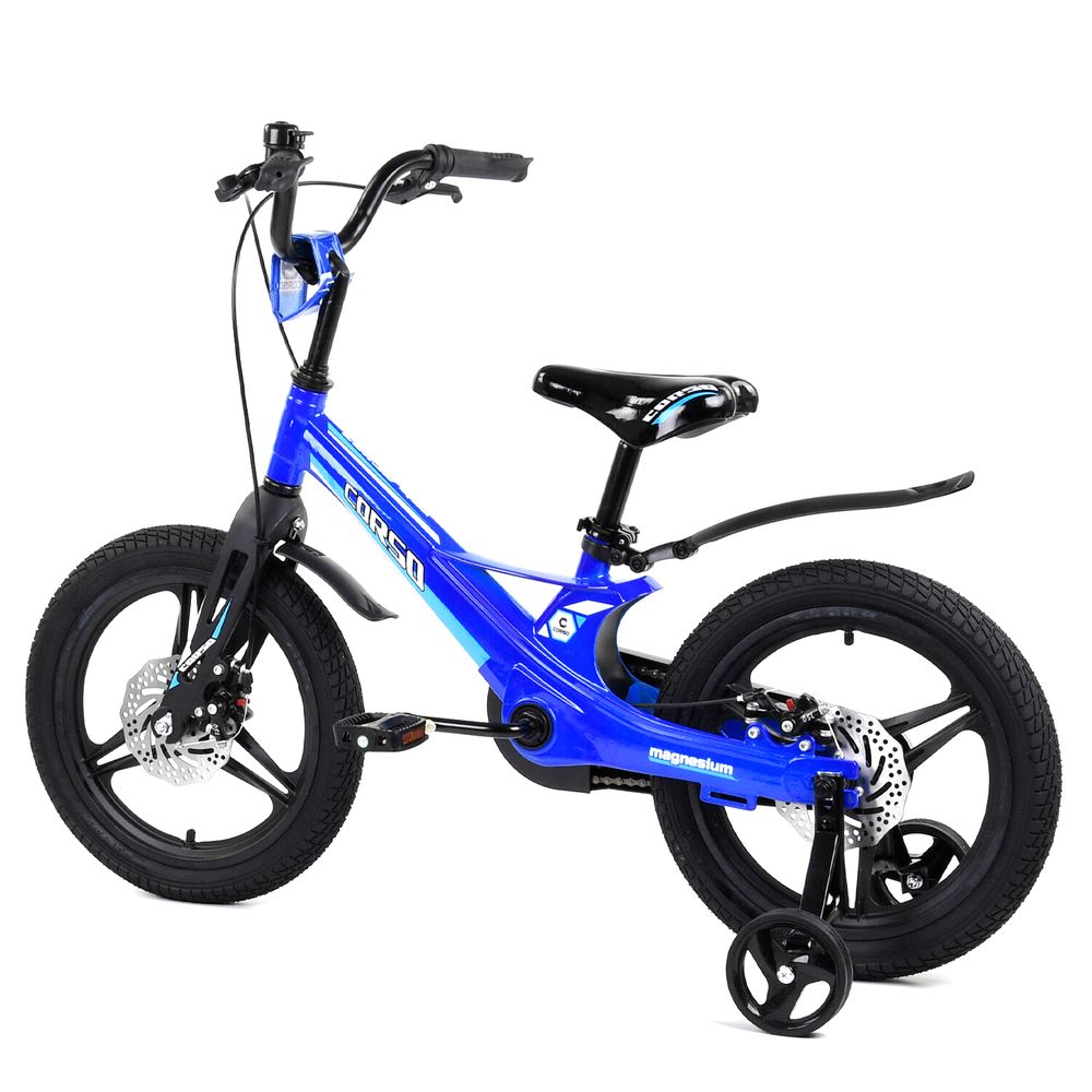 Велосипед Corso 16" Чорно-синій 6800077161472