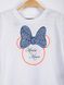 Комплект (футболка + шорти) Minnie Mouse 2 роки (92 см) Disney (ліцензований) Cimpа білий сірий MN15195