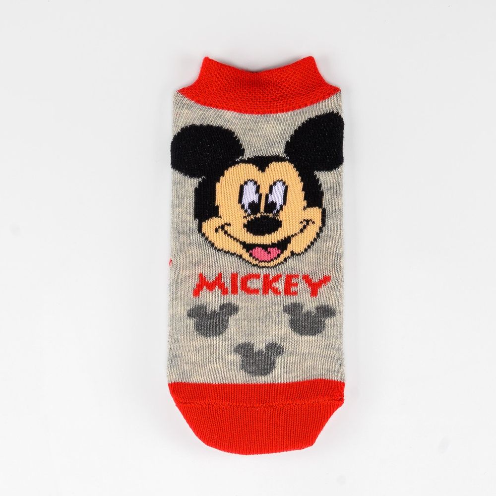 Шкарпетки Міккі Маус 19-20р (6-12 міс) Disney MC17038-3 Сіро-червоний 2000000036632