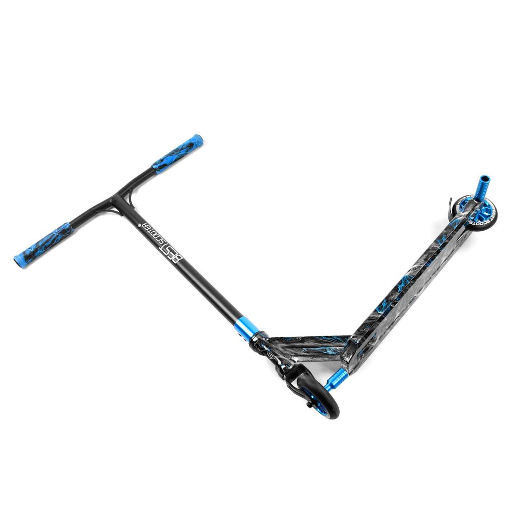 Самокат трюковый Scooter Серо-синий 6900083003711