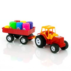Трактор с прицепом Bamsic Разноцветный 4820123761987