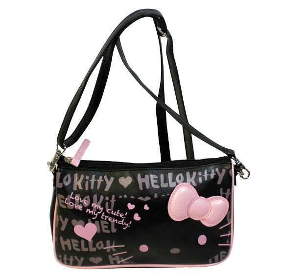 Сумка Hello Kitty Logo Sanrio Чорна 4901610071939