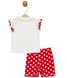 Комплект (футболка, шорти) Minni Mouse 68-74 см (6-9 міс) Disney MN17355 Біло-червоний 8691109875105