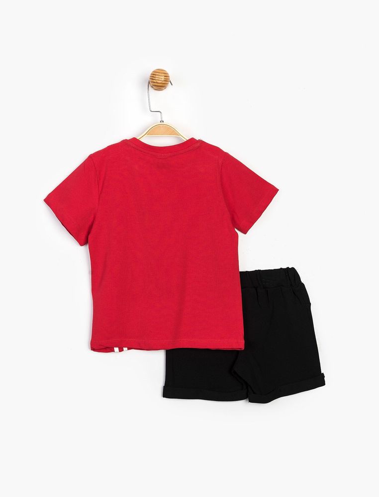 Комплект (футболка, шорти) Cars Pixar 3 роки (98 см) червоно-чорний CR15564