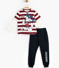 Спортивний костюм (світшот, штани) Міккі Маус 116 см (6 років) Disney MC16240 Чорно-червоний 8691109846563