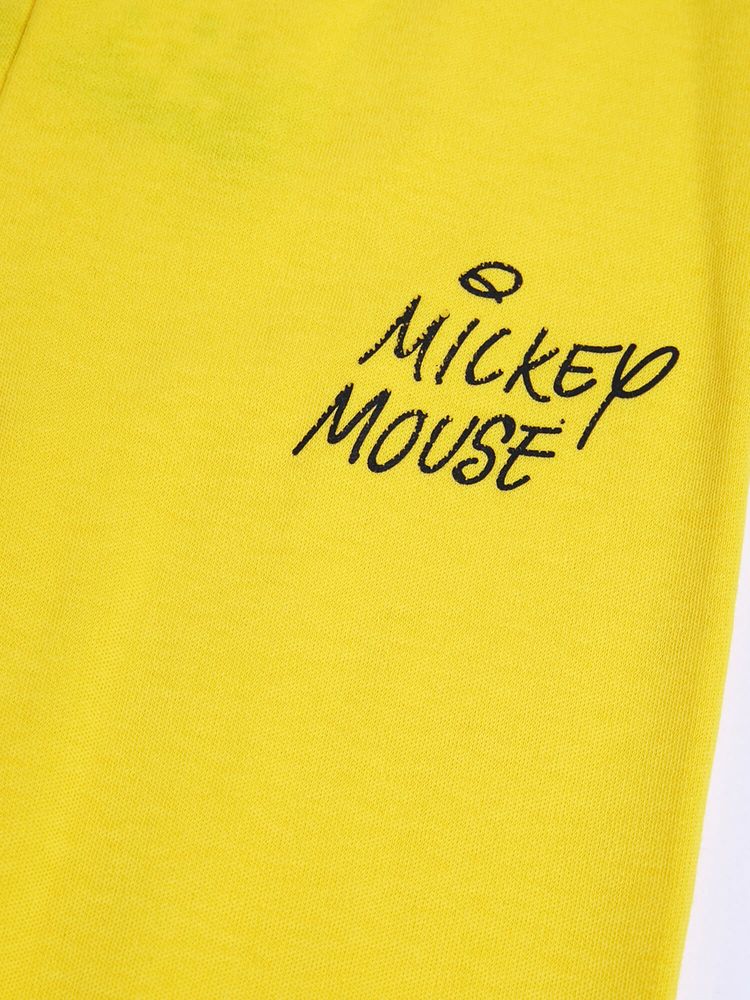 Штаны 2 шт Mickey Mouse Disney 62-68 см (3-6 мес) MC18315 Бело-желтый 8691109923745