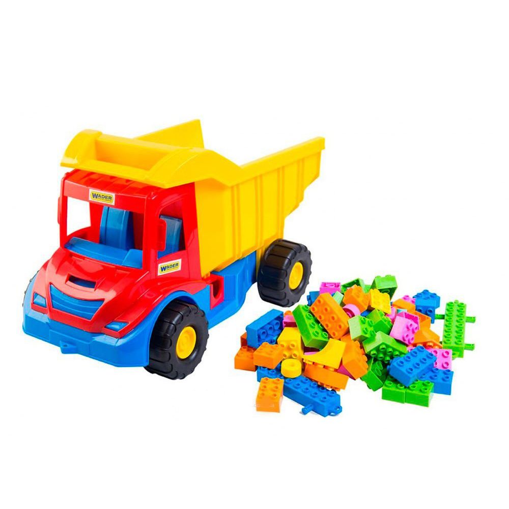 Самосвал Mini Truck Wader с конструктором Разноцветный 4820159392216