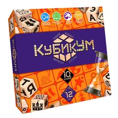 Настольная игра Kimi КубикУм украинский язык Разноцветная 4823102804231