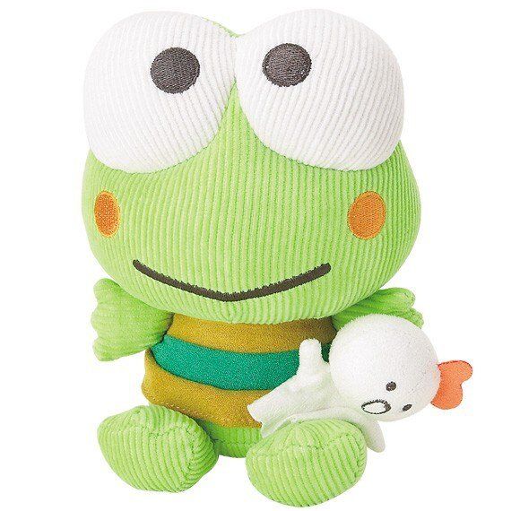 М'яка іграшка Keroppi Sanrio зелена 16 см 1217
