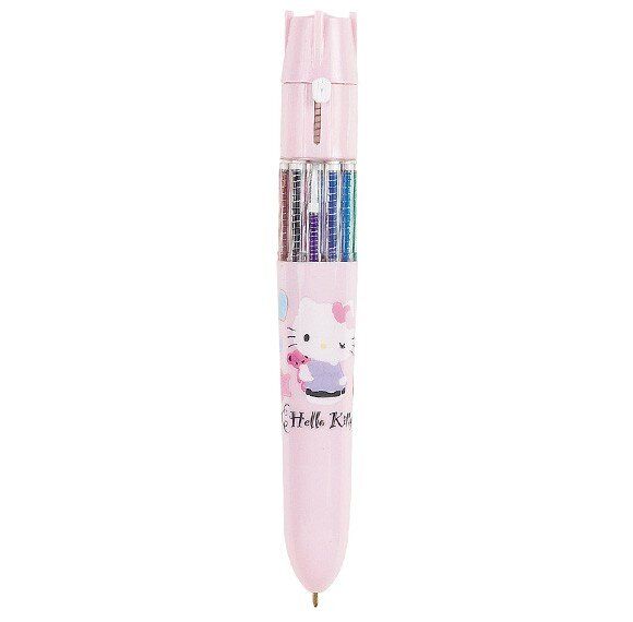 Ручка шариковая 10 цветов Hello Kitty Sanrio Разноцветная 881780443023
