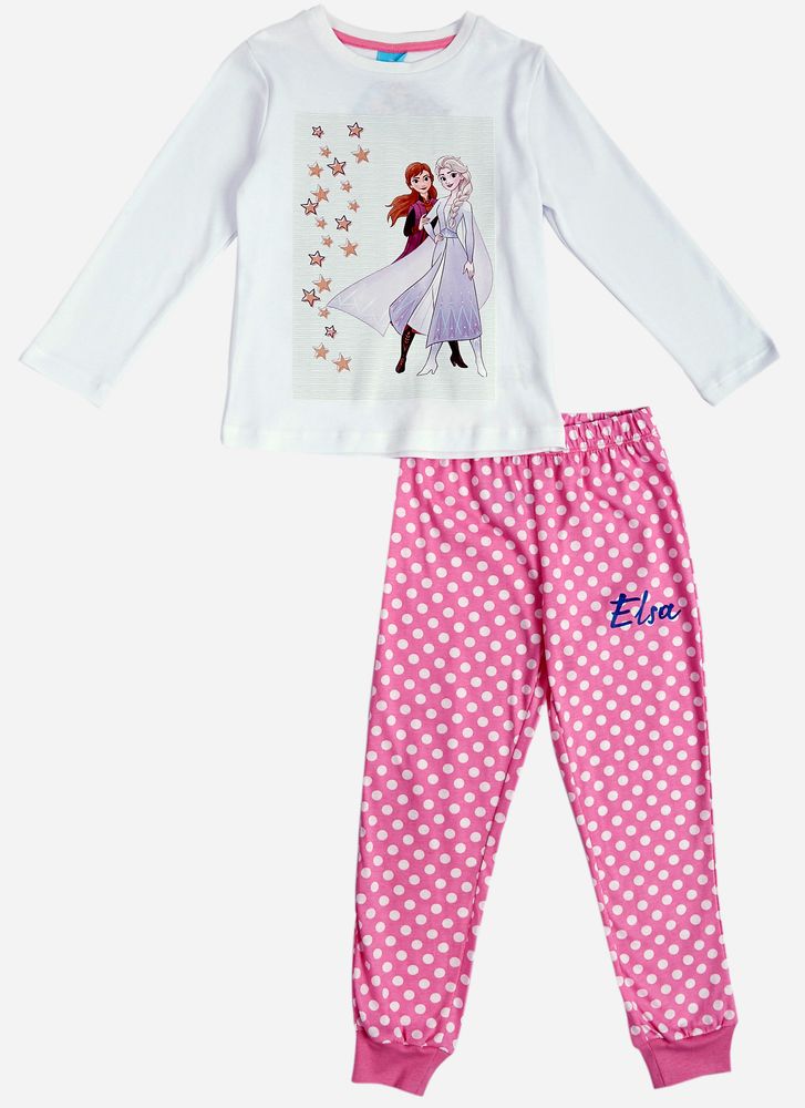 Спортивний костюм Frozen Disney 98 см (3 роки) FZ18478 Біло-рожевий 8691109927521