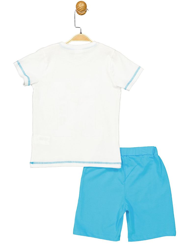 Комплект (футболка, шорты) Mickey Mouse 98 см (3 года) Disney MC18072 Бело-голубой 8691109889874