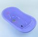 Ванночка для купания со сливом Bimbo 94 см фиолетовый 79771048
