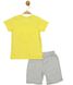 Комплект (футболка, шорты) 98 см (3 года) Panolino PL17566 Серо-желтый 8691109879790