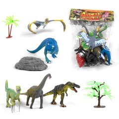 Набор динозавров с аксессуарами Kimi 11 элементов Разноцветный 6966213422944