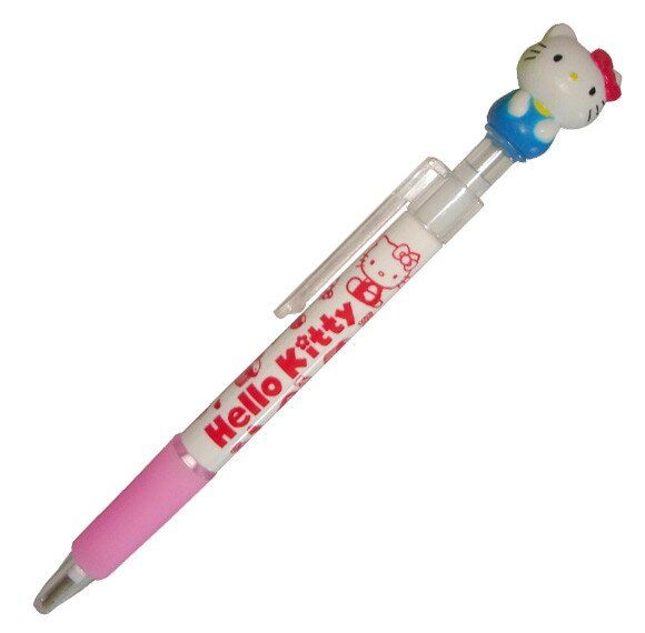 Ручка кулькова з фігуркою Hello Kitty Sanrio Синя 4045316509959