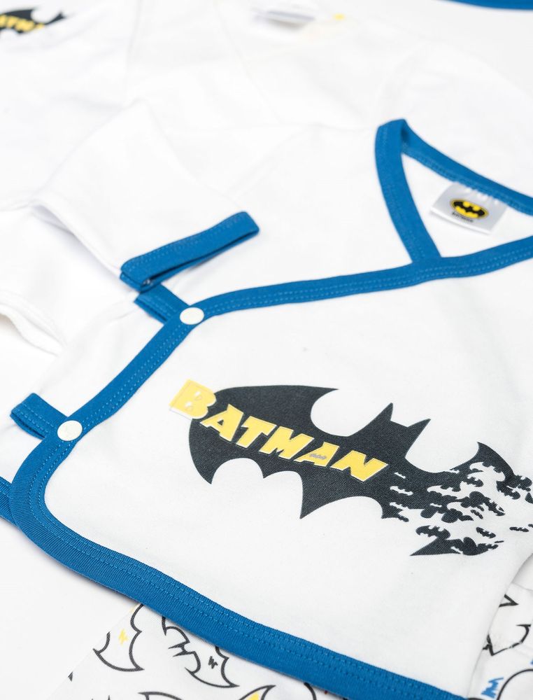Набір одягу Batman 56-62 см (0-3 міс) Cimpa BM15575 Біло-синій 8691109784124
