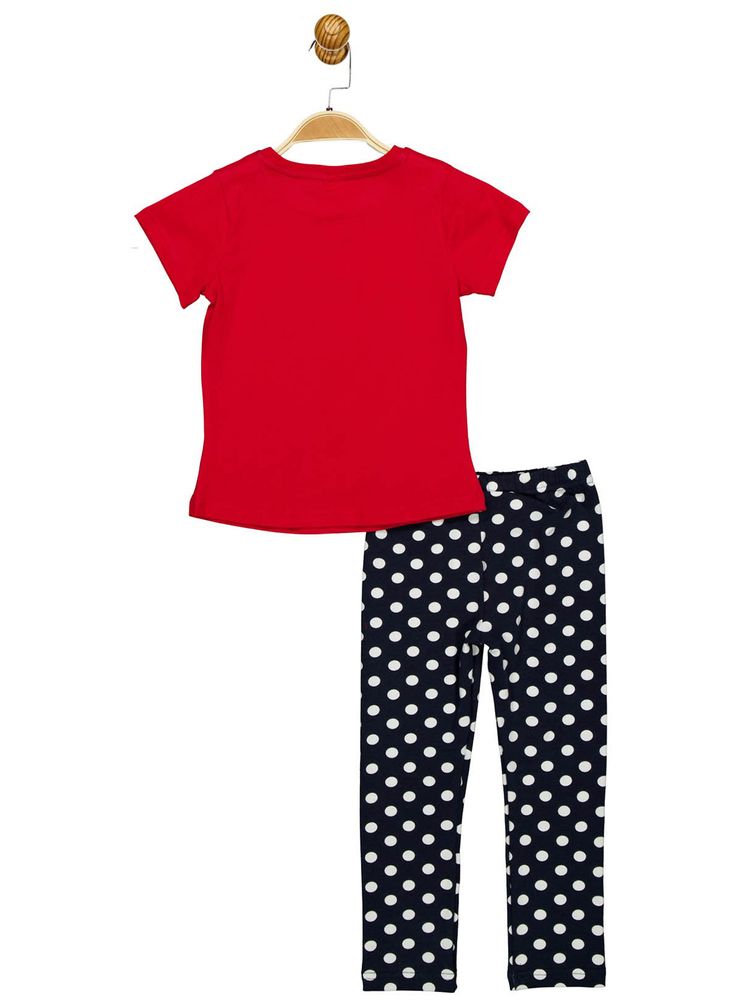 Комплект (футболка, штани) 101 Dalmatians 98 см (3 роки) Disney DL18074 Чорно-червоний 8691109887078