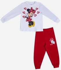 Комплект Minnie Mouse Disney 74-80 см (9-12 міс) MN18368 Біло-червоний 8691109934000