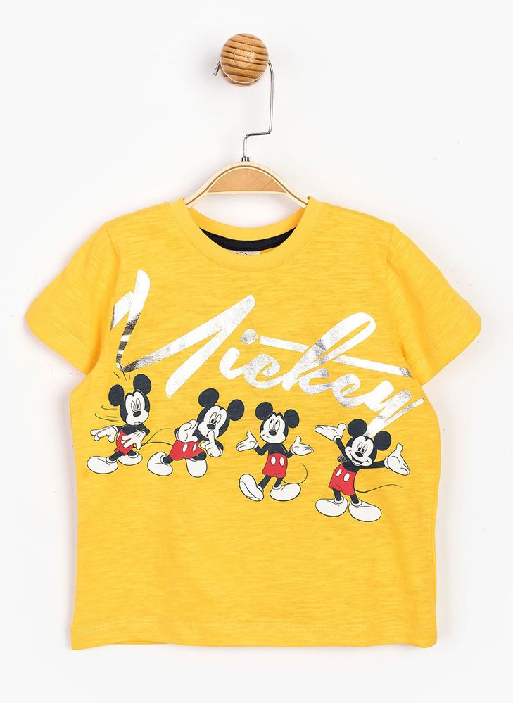 Футболка Mickey Mouse 92 см (2 роки) Disney MC15465 Жовтий 8691109786951