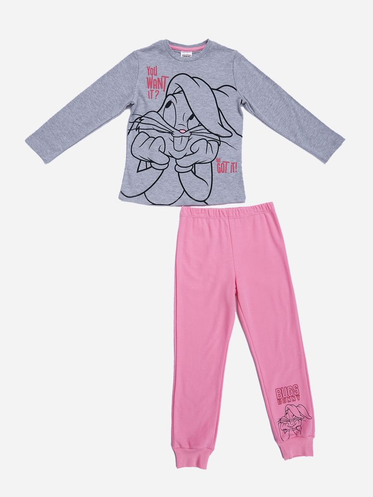 Спортивний костюм Лола Банні Cimpa 98 см (3 роки) LT18462 Сіро-рожевий 8691109934260