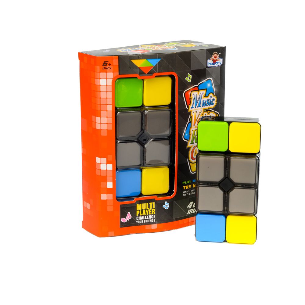 Куб для розвитку пам'яті Moris зі світловими і звуковими ефектами Різнокольоровий 6903186001011