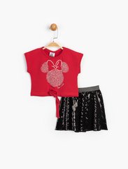 Комплект ( футболка, юбка) Minnie Mouse Disney 2 года ( 92 см) разноцветный MN15538
