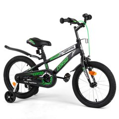 Велосипед Corso 16" Черно-зеленый 6800082162181