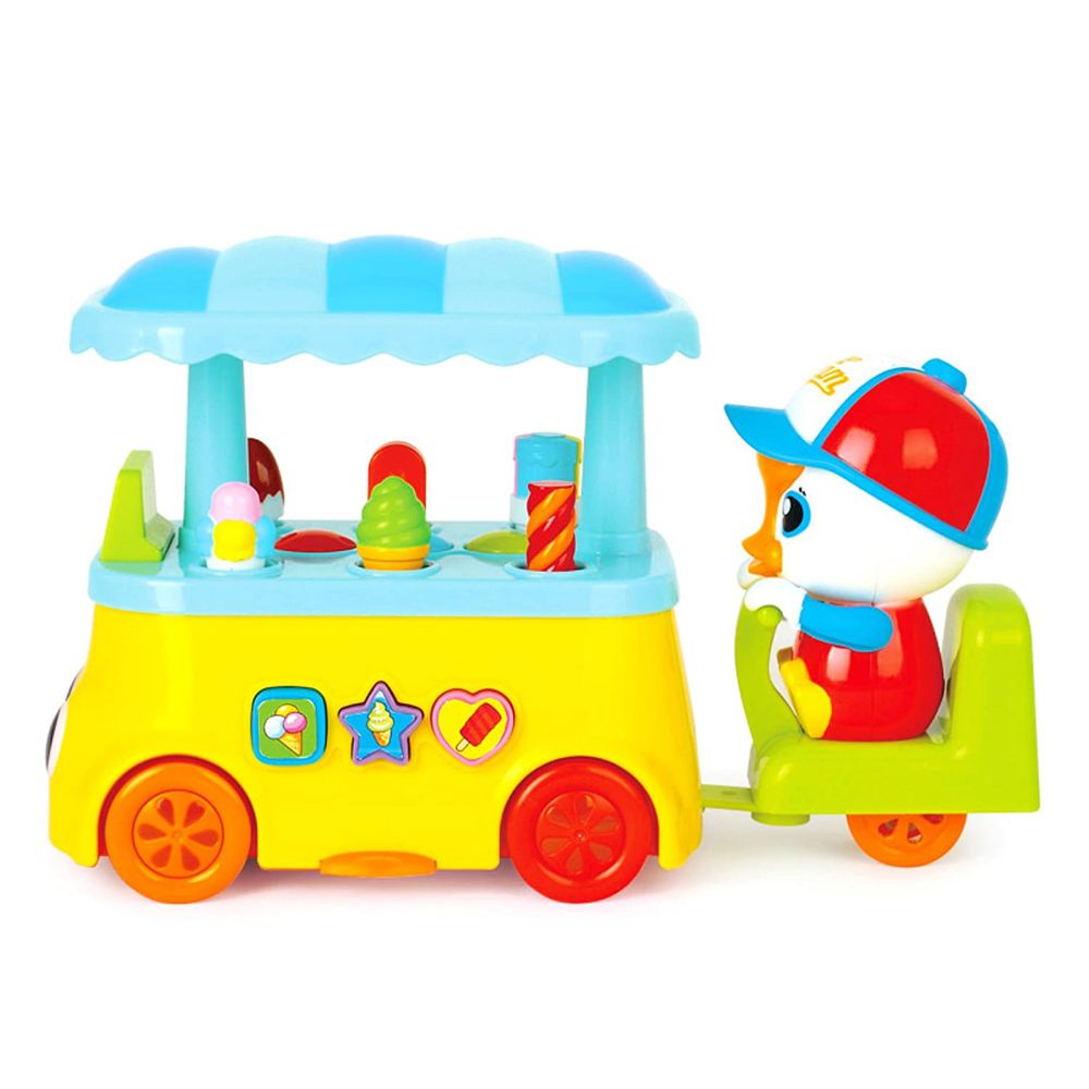 Музыкальная игрушка Moris Утенок с мороженым Разноцветный 6903157709014