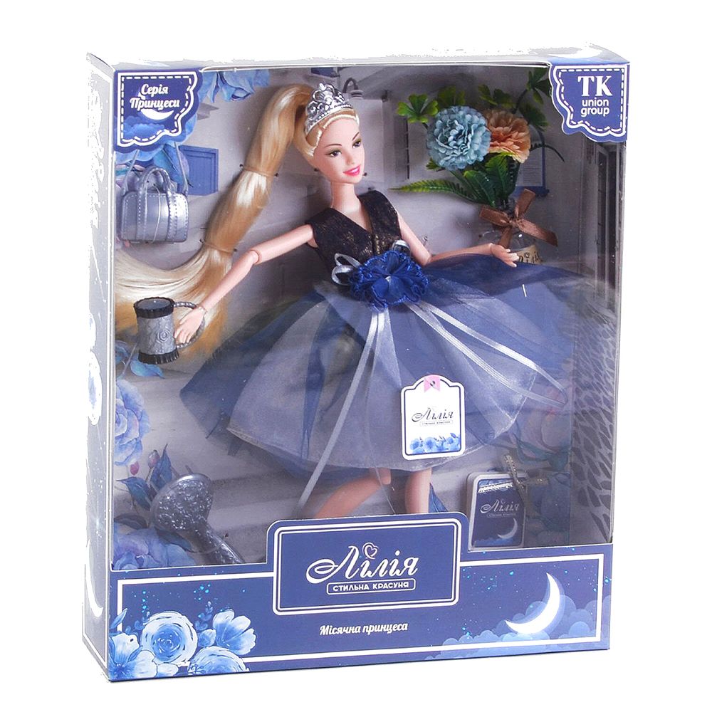 Лялька з аксесуарами 30 см Kimi Місячна принцеса Різнокольорова 4660012503775
