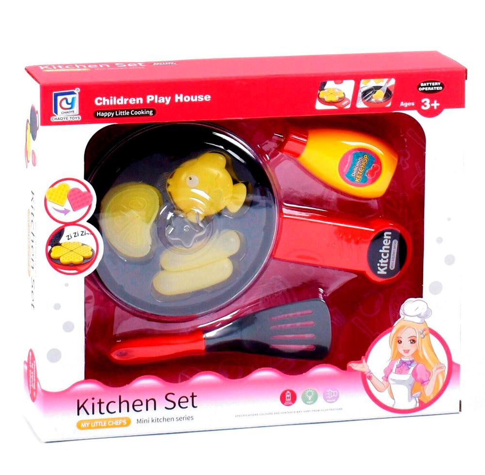 Кухонный набор Kimi со световым и звуковым эффектом Красный 6984539401214