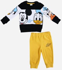 Комплект Mickey Mouse Дональд Дак Плуто Disney 68-74 см (6-9 міс) MC18321 Чорно-жовтий 8691109923929